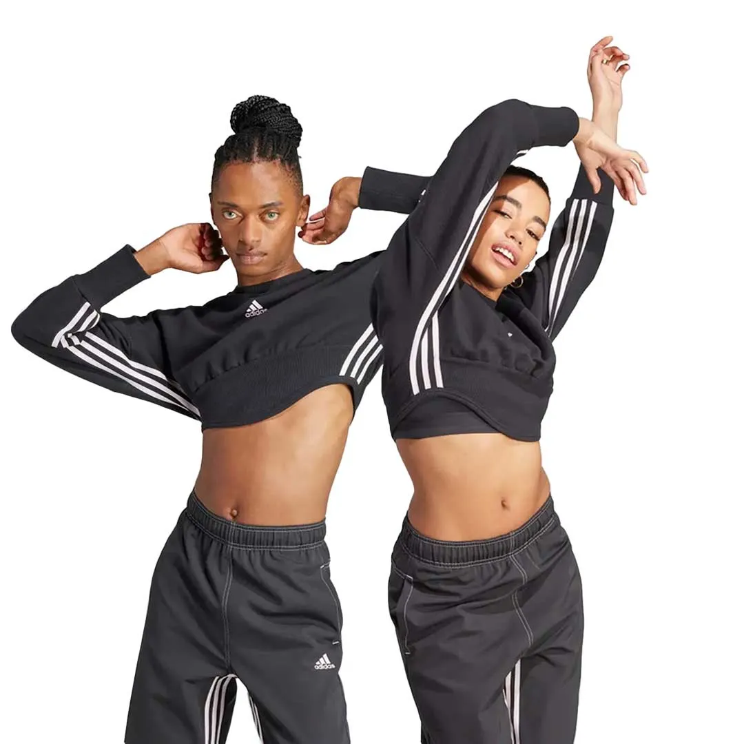 adidas - Women's Dance 3-Stripes Corset-Inspired Sweatshirt (IB4749)