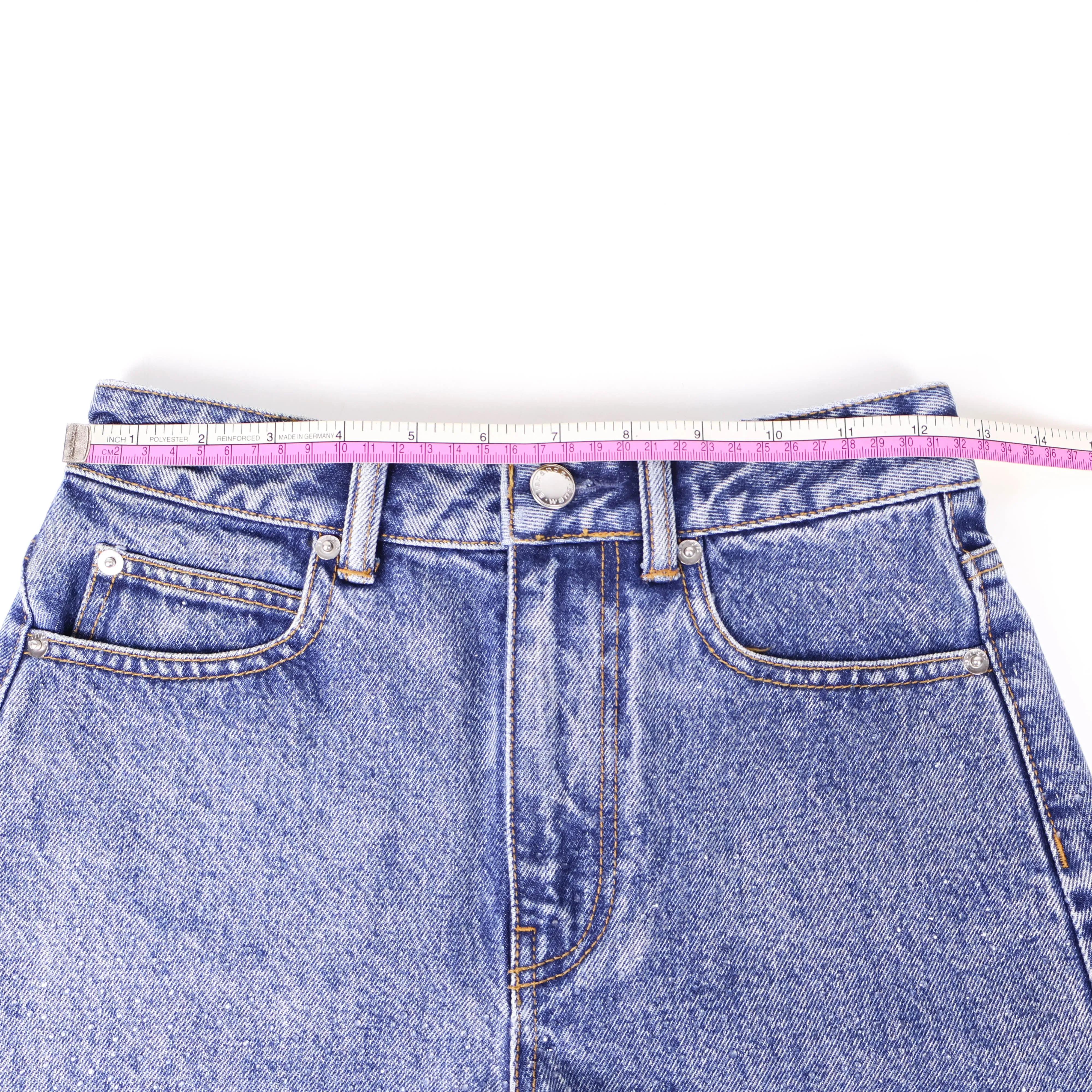 Alexander Wang Shorts Denim Crystal