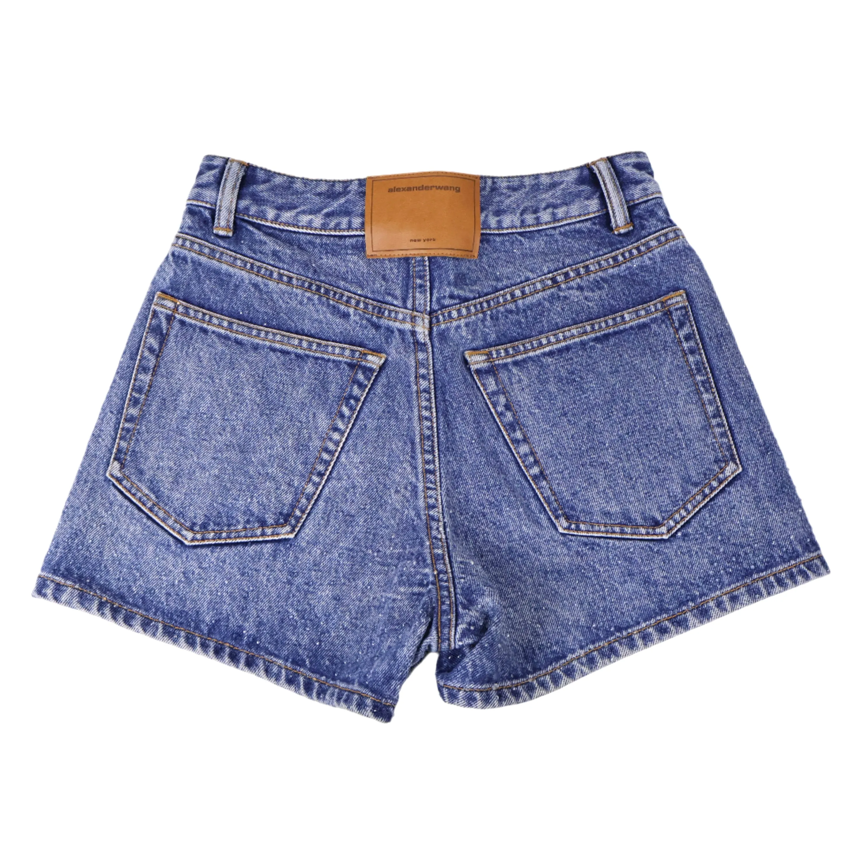 Alexander Wang Shorts Denim Crystal