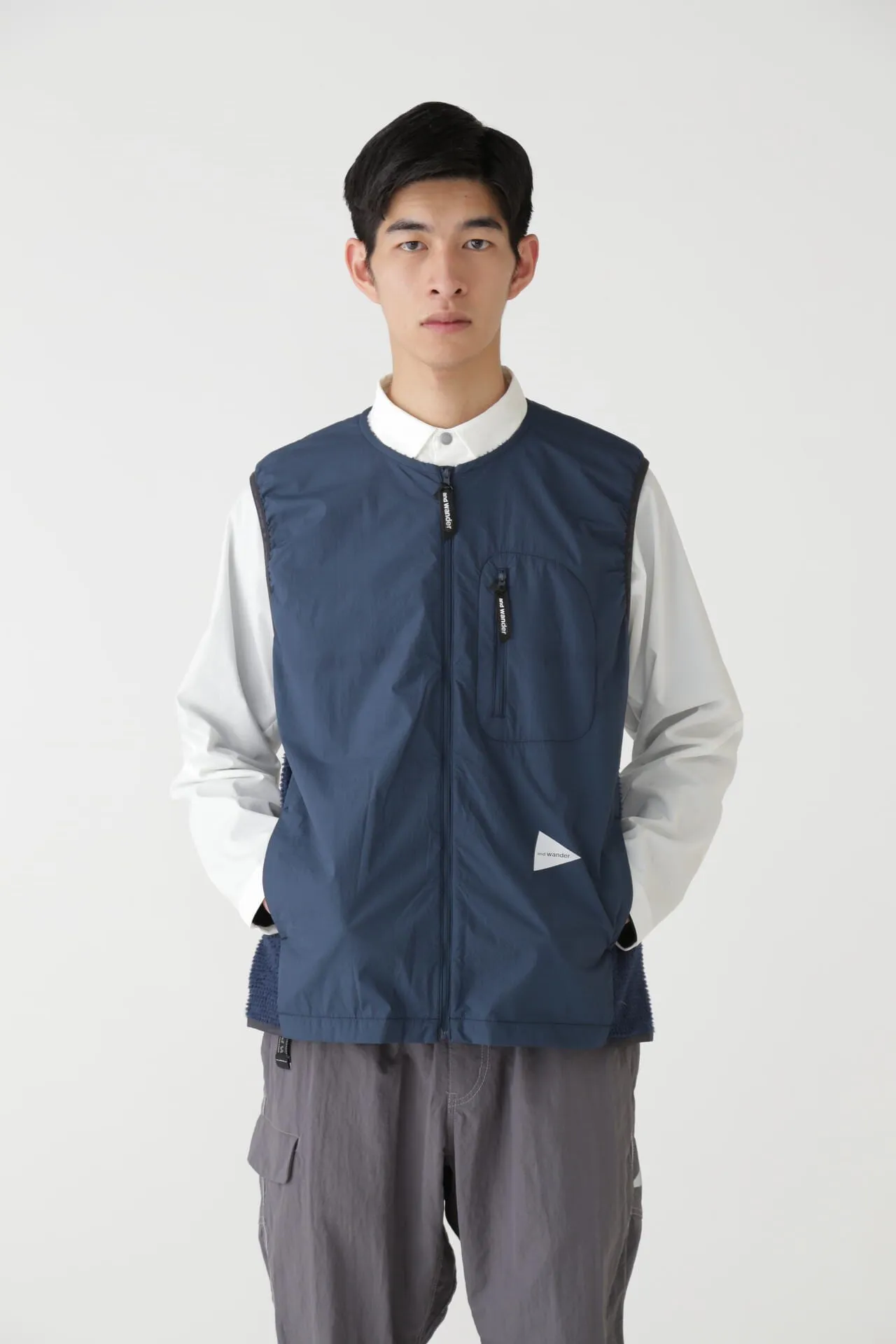 alpha direct vest - navy