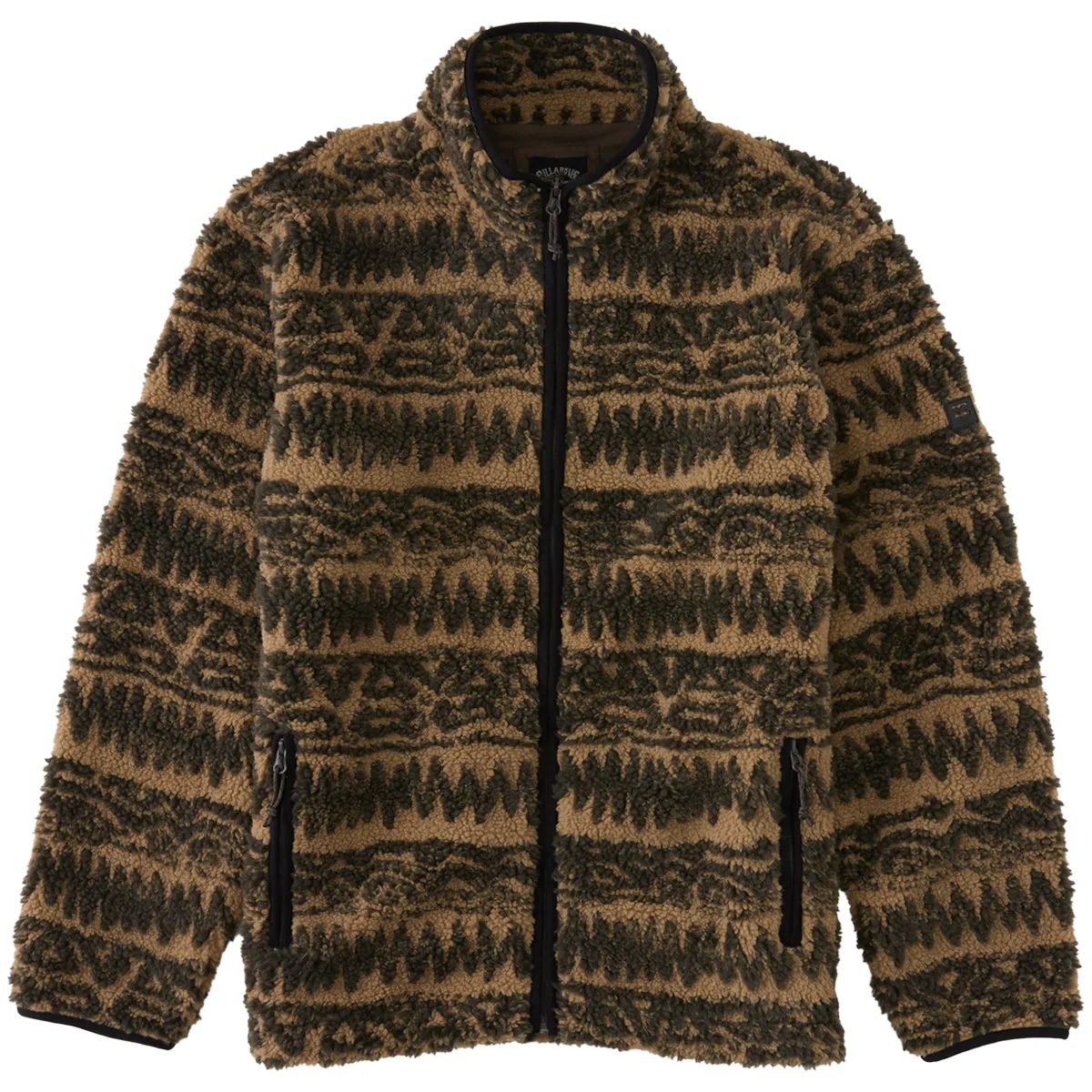 Billabong Boundary Switchback Zip-Up Sherpa Fleece Jacket