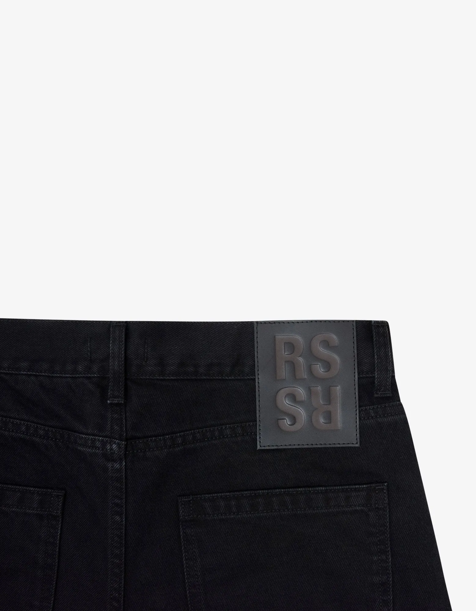 Black & Purple Slim Fit Destroyed Denim Shorts -