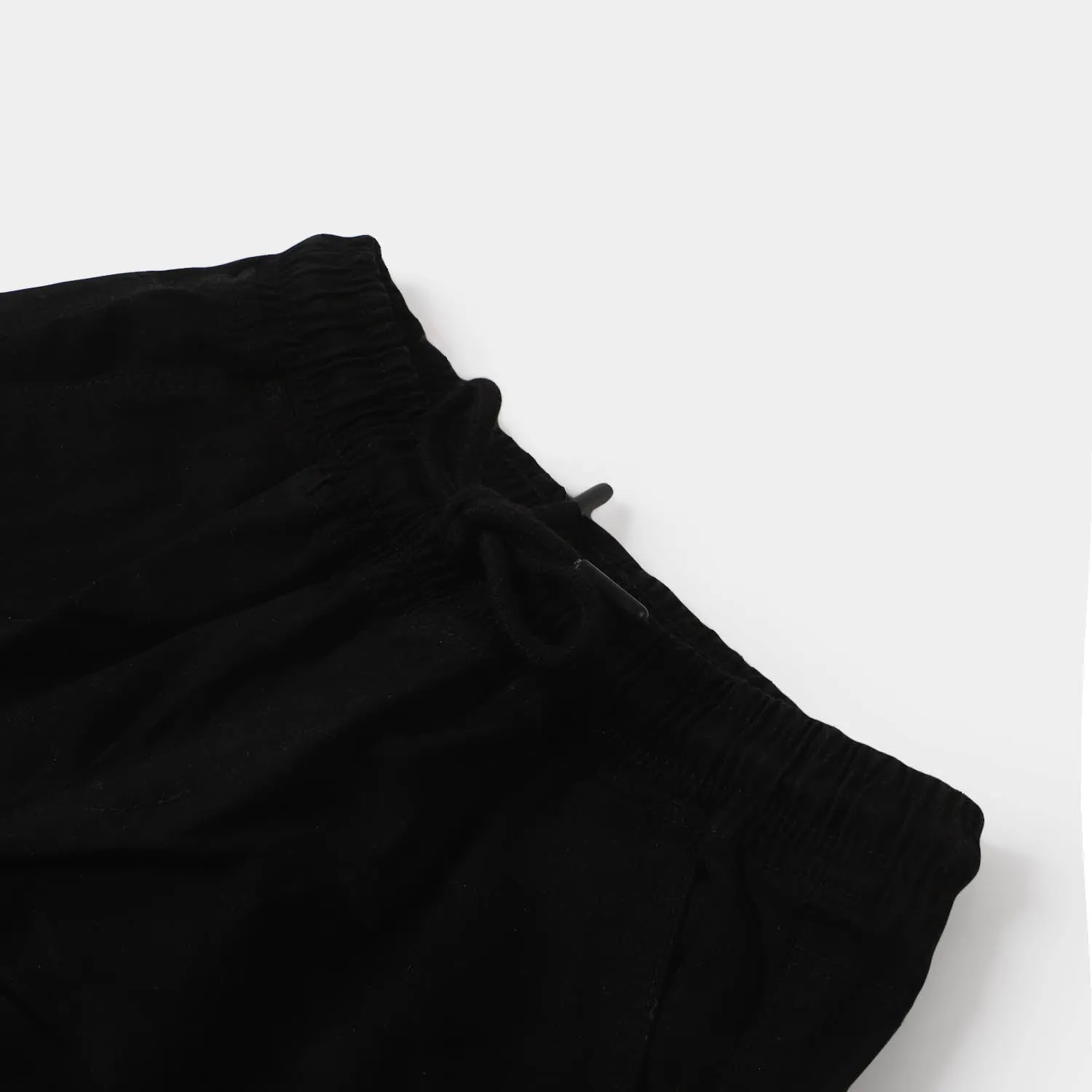 Boys Cotton Short Cargo Pocket - Black