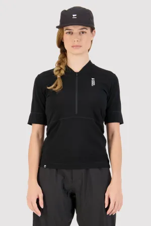 Cadence Merino Half Zip - Black