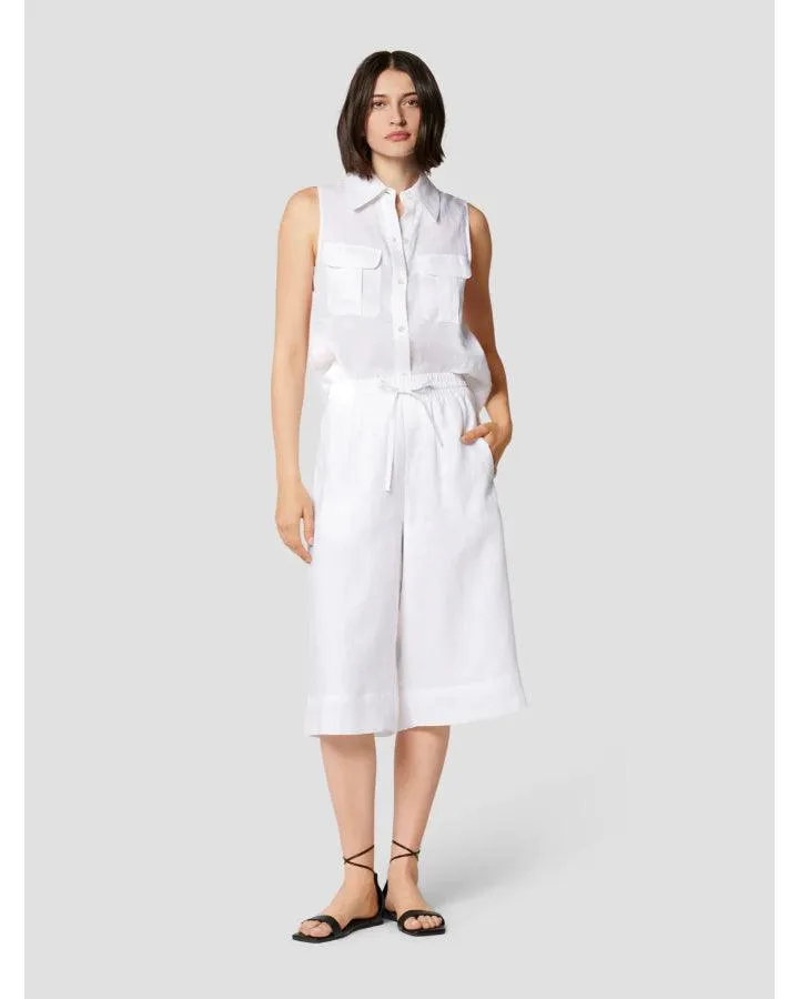 Camila Linen Sleeveless Shirt