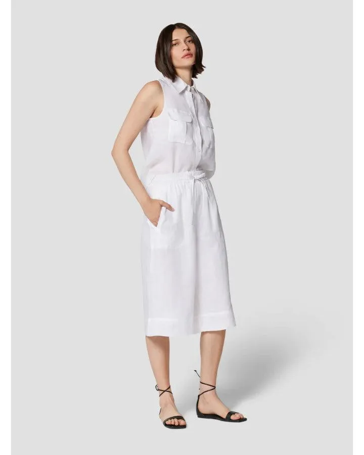 Camila Linen Sleeveless Shirt