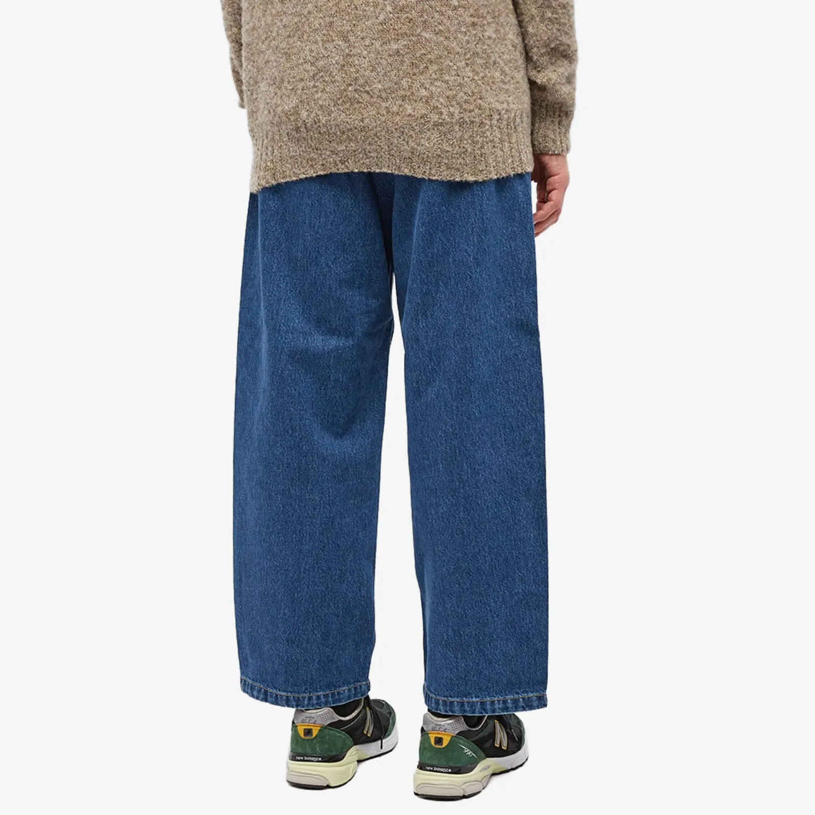 Carhartt Wip Brandon Loose Straight Jeans in Blue Stone Washed