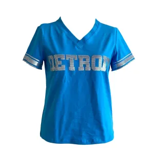 Detroit Blue Jersey Tee