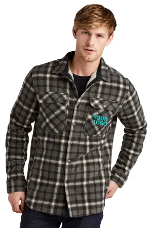 Eddie Bauer Woodland Branded Shirt Jackets, Grey Steel Bone