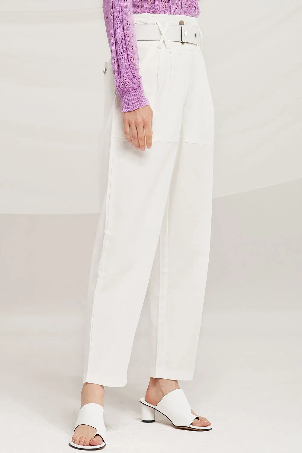 Gianna Belted Slouchy Pants