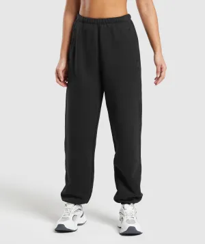 Gymshark Heavyweight Loopback Sweat Joggers - Black