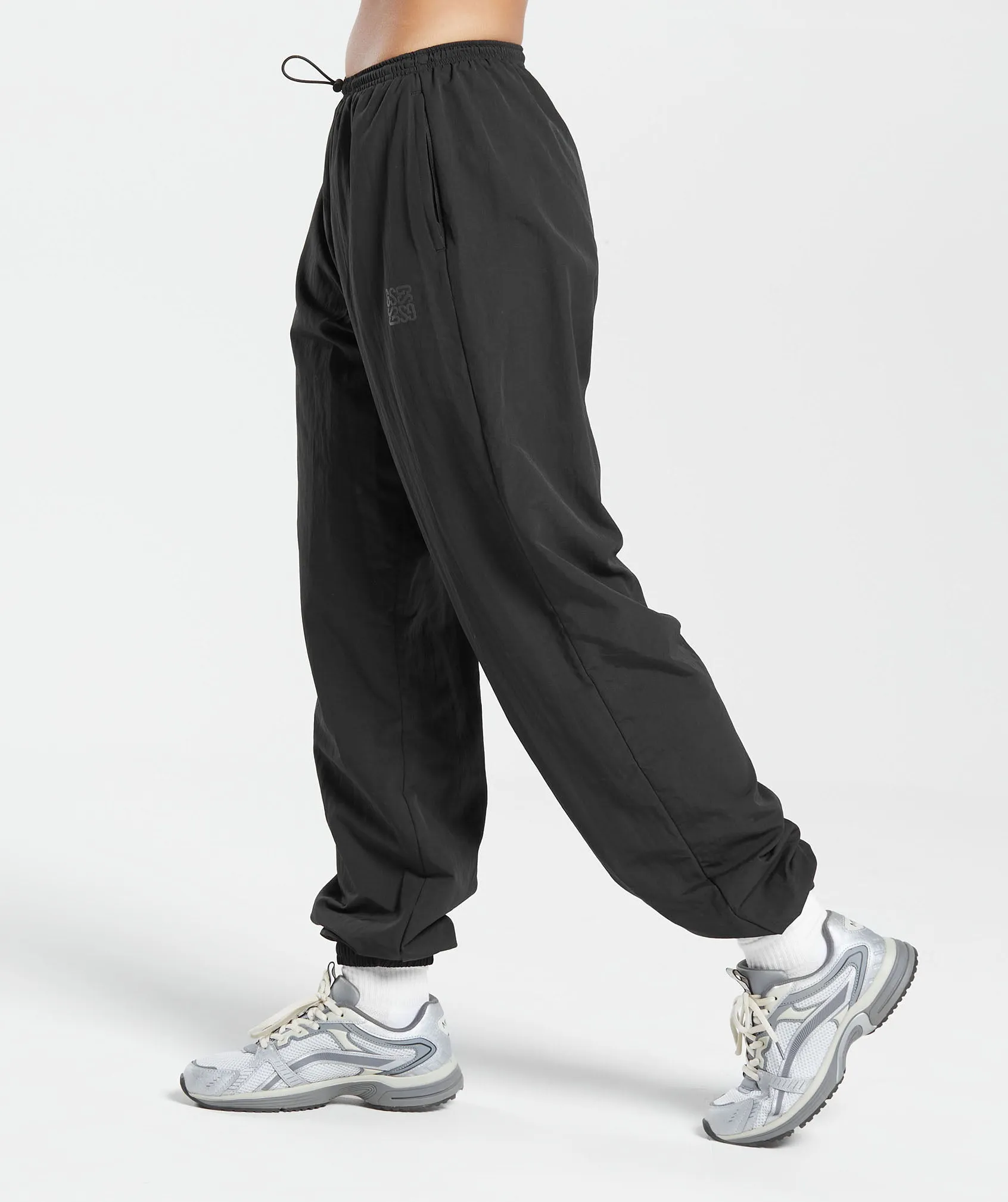 Gymshark Monogram Woven Joggers - Black