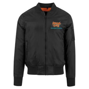 Howling Giant - Doomsday Express Embroidered Logo Bomber Jacket - Black