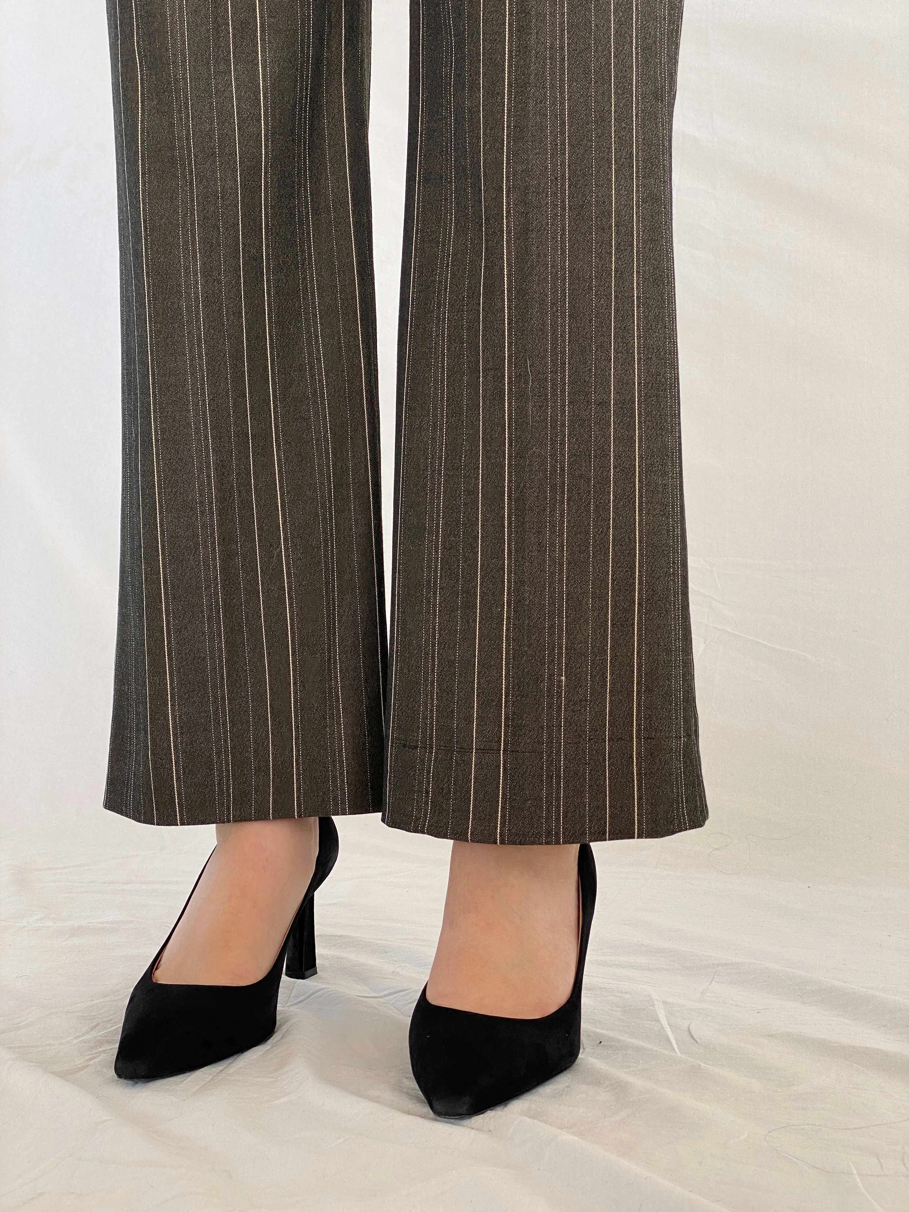 IPEKYOL Office Striped Pants