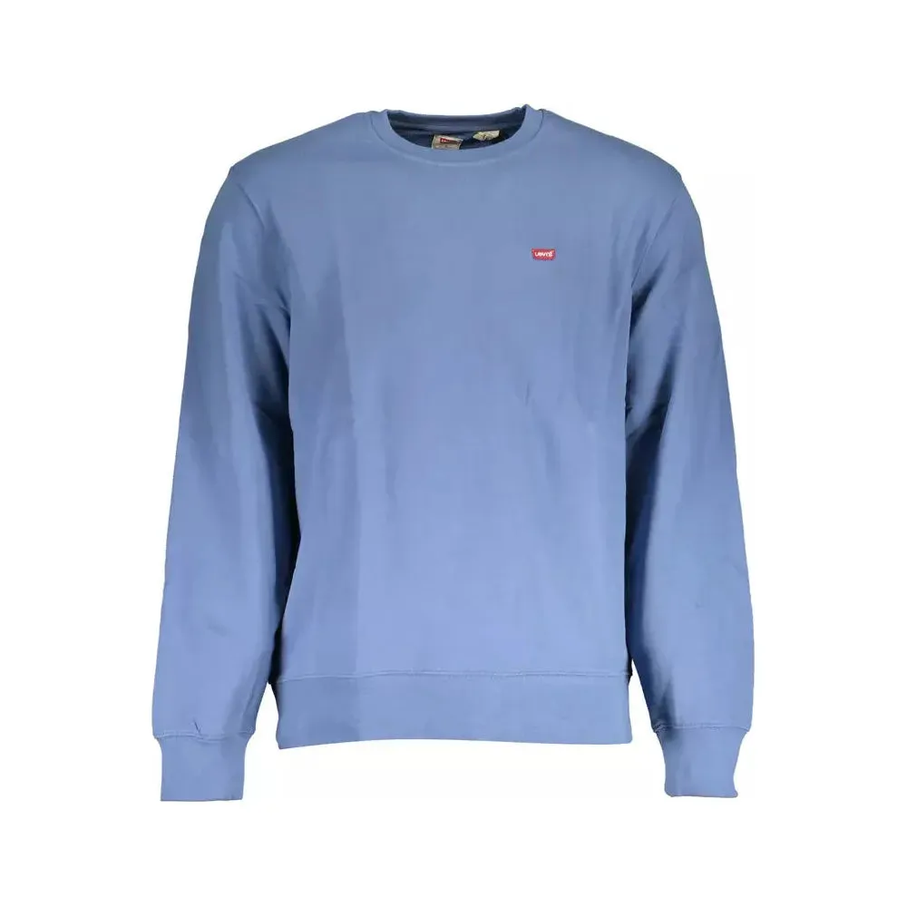 Levi's Blue Cotton Men Sweater