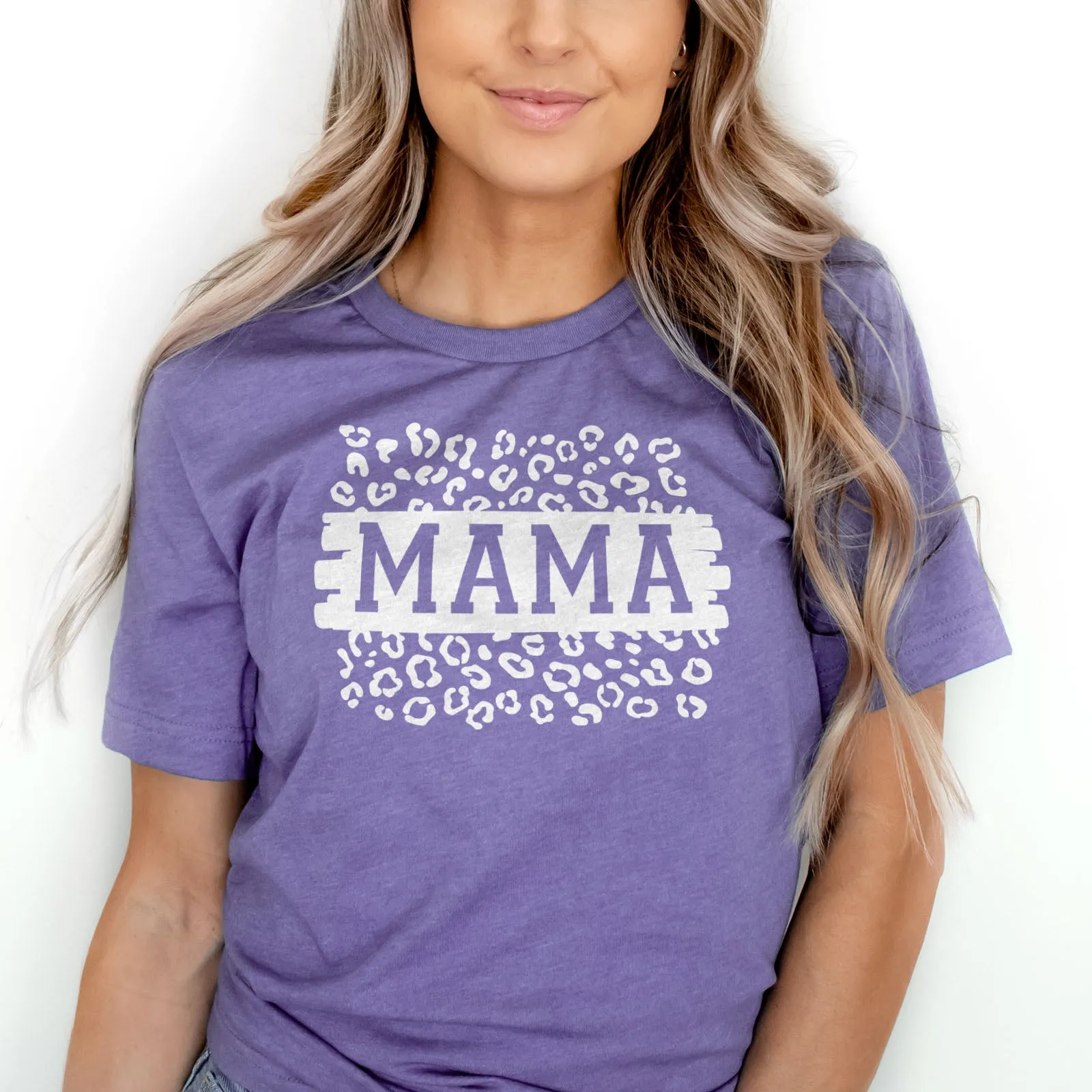 Mama Leopard Block Tee