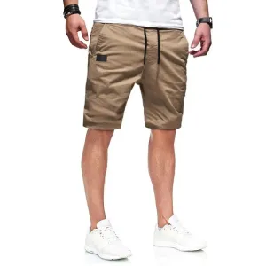 Men's Fashion Shorts Summer Cotton Casual Capris High Quality Straight Leg