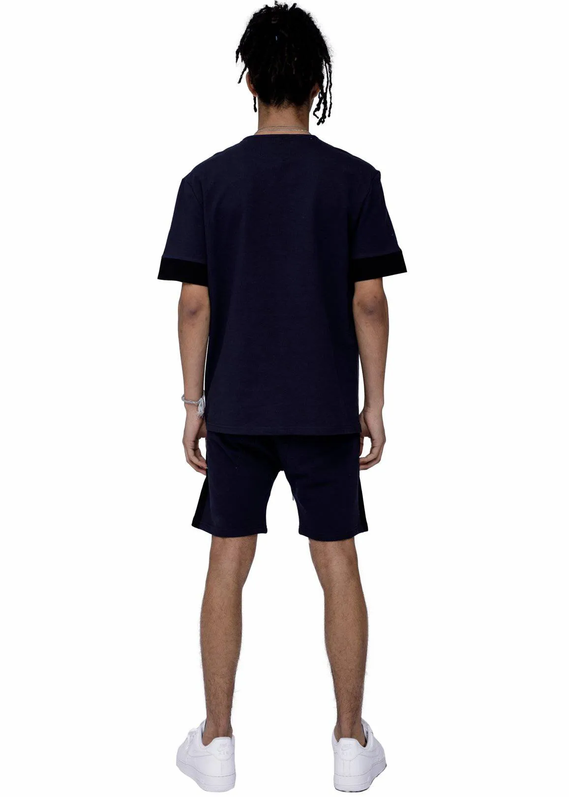 Men's Ss Henley Tee / Owen In Navy