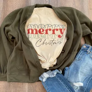 Merry, Merry, Merry Christmas Tee