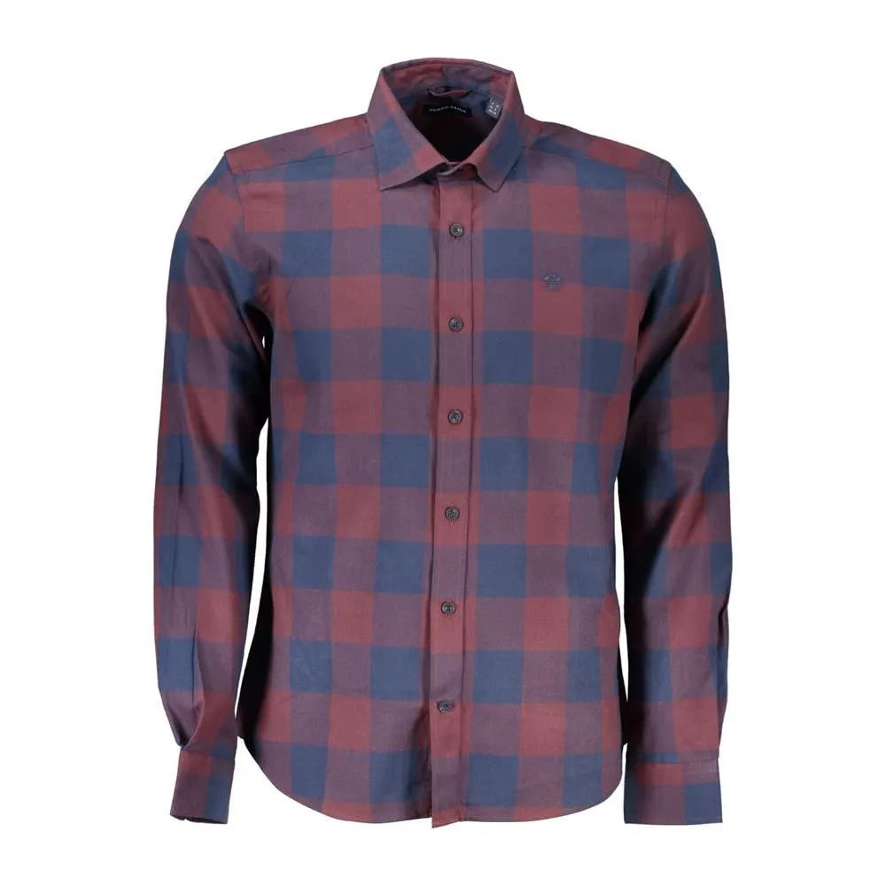 North Sails Red Cotton Men Shirt