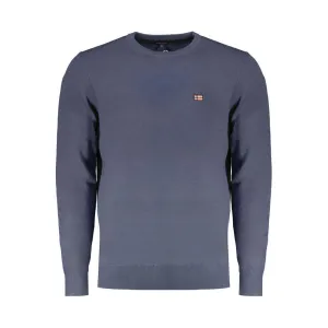 Norway 1963 Blue Wool Men Sweater