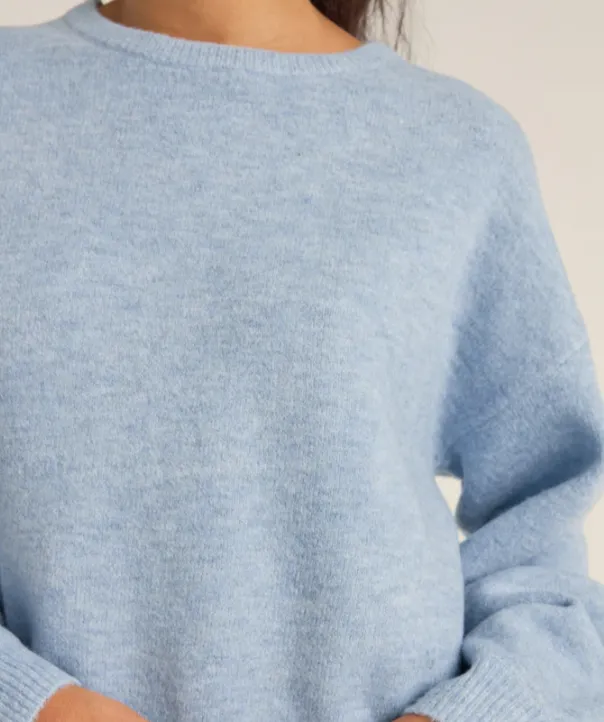 Powder Knit Jumper in Blue