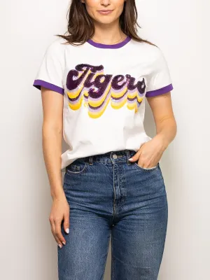 Retro Tigers Tee- LSU