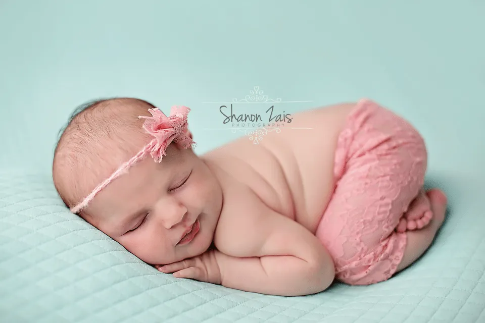 Rose Pink Lace Pants and Lace Bow Mohair Headband