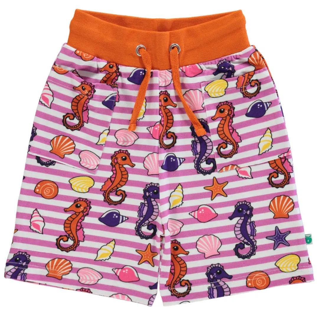 Seahorse Shorts in Spring Pink