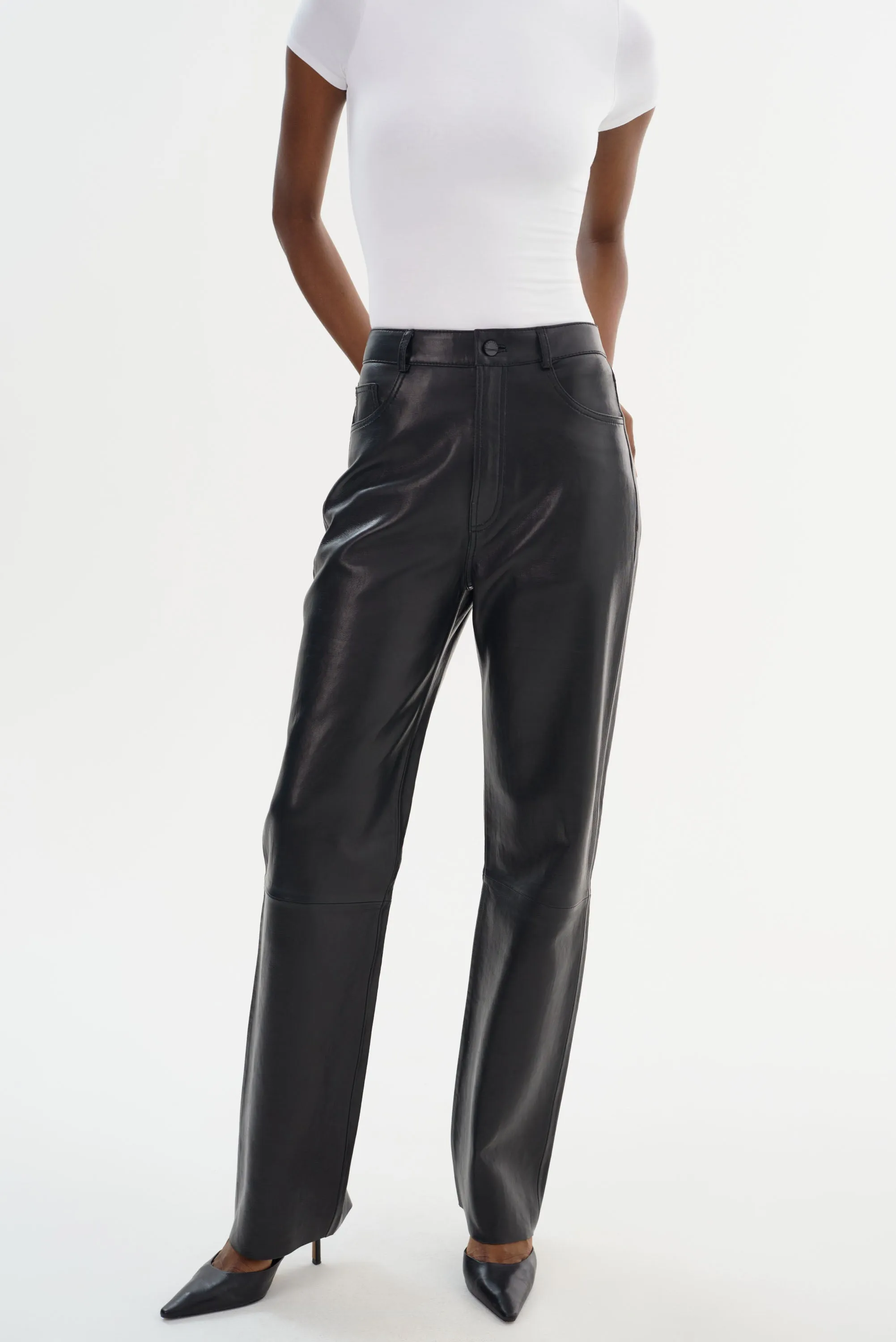 SHANNON | Leather Pants