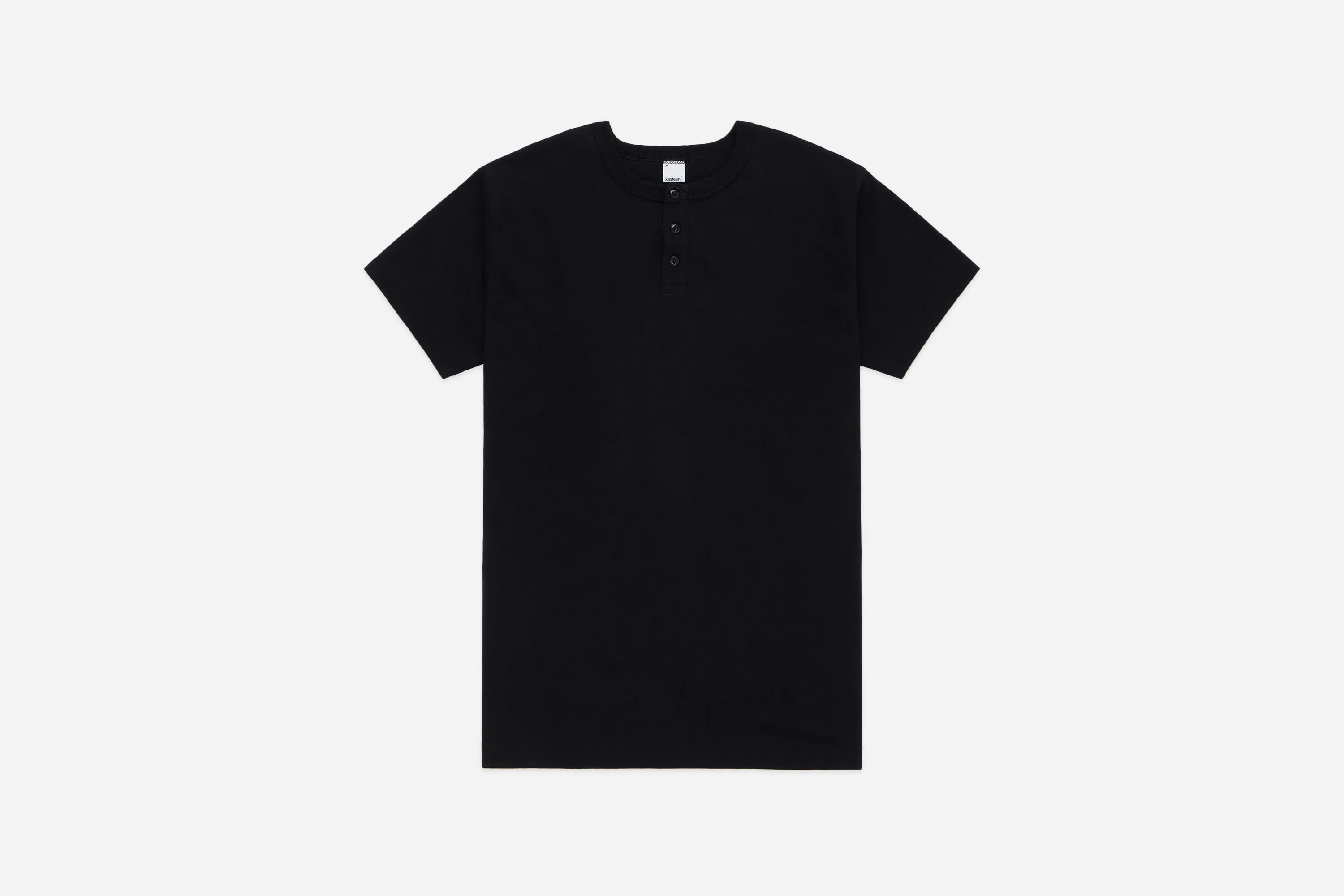 Short Sleeve Henley ~ Black