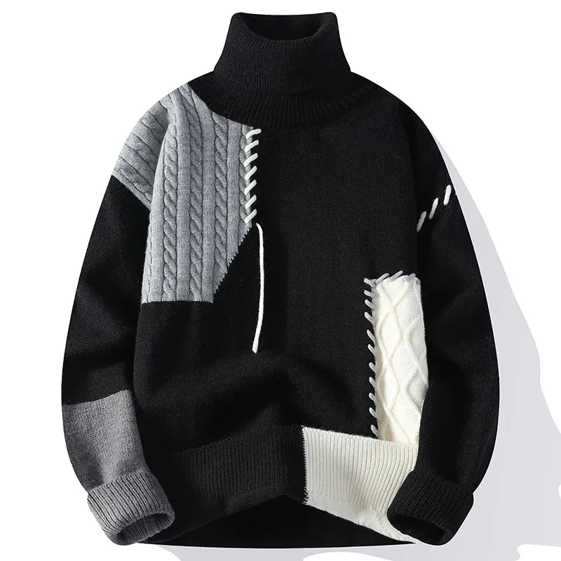 Soft Warm Wool Turtleneck Sweater