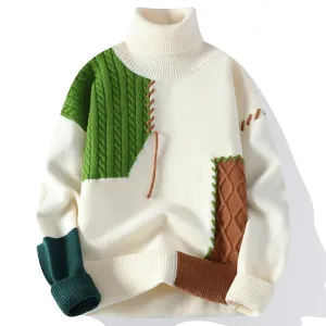 Soft Warm Wool Turtleneck Sweater