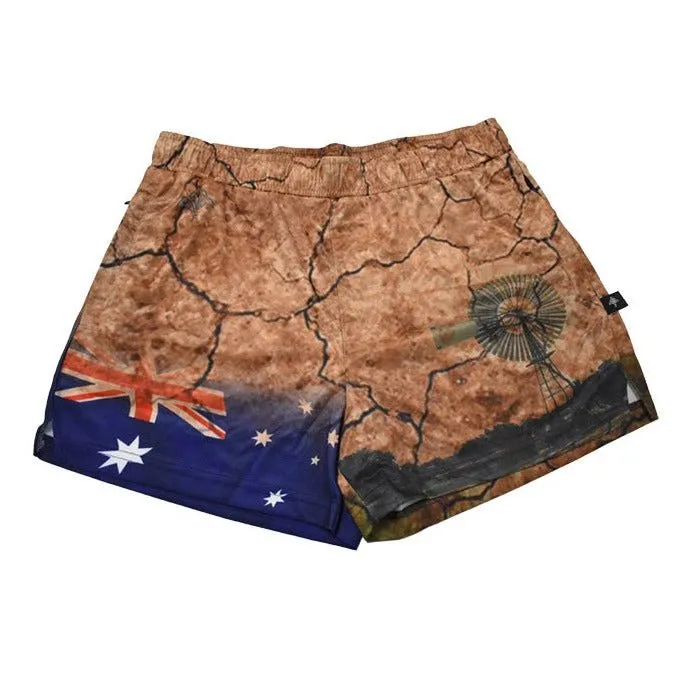 Sun Safe Footy Shorts - My Country