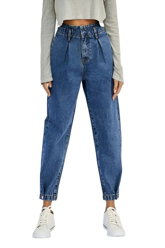 Super High Waist Balloon Jeans