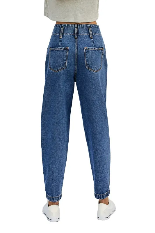 Super High Waist Balloon Jeans