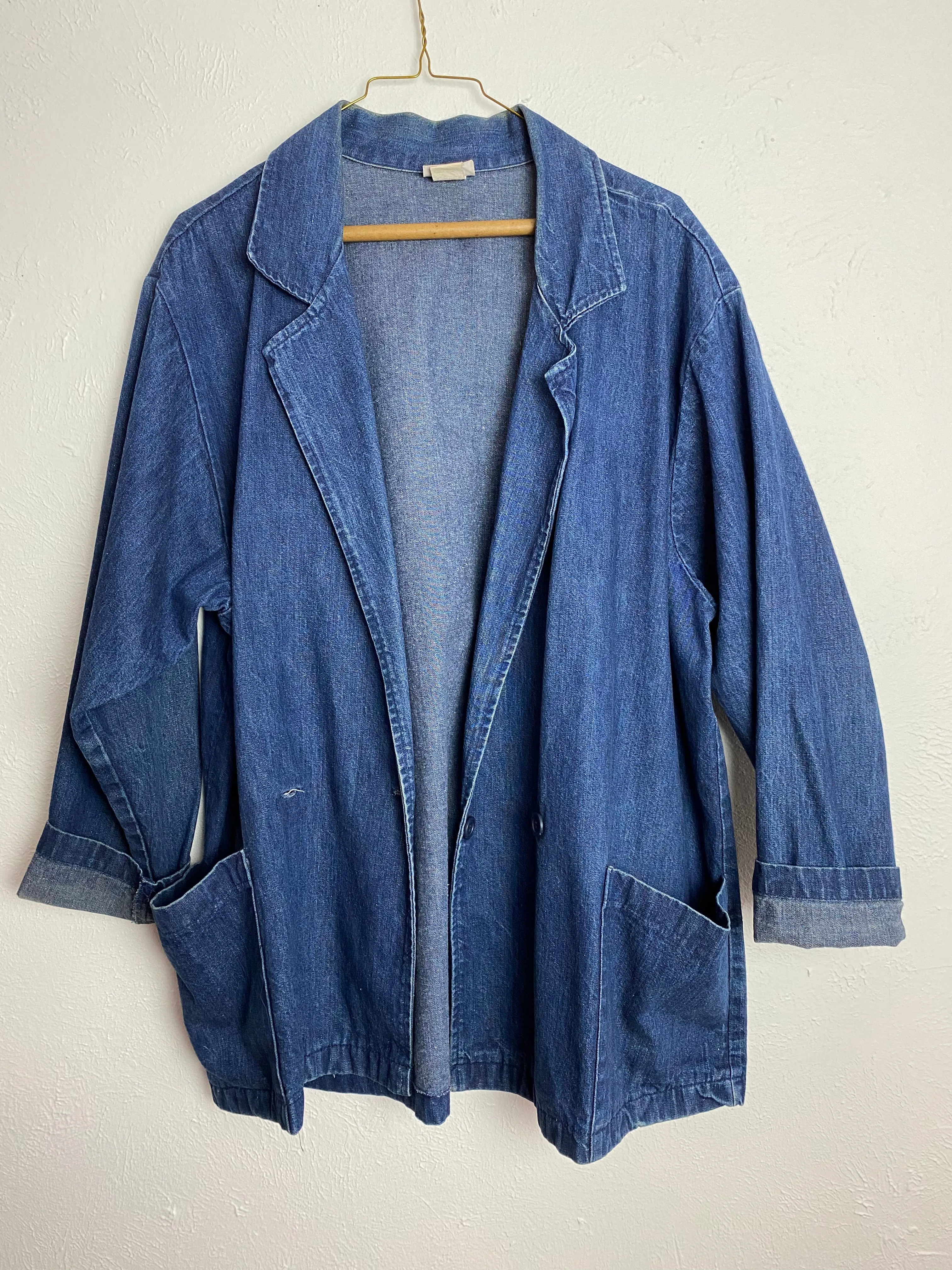 Vintage Vivaldi Smock Denim Blazer