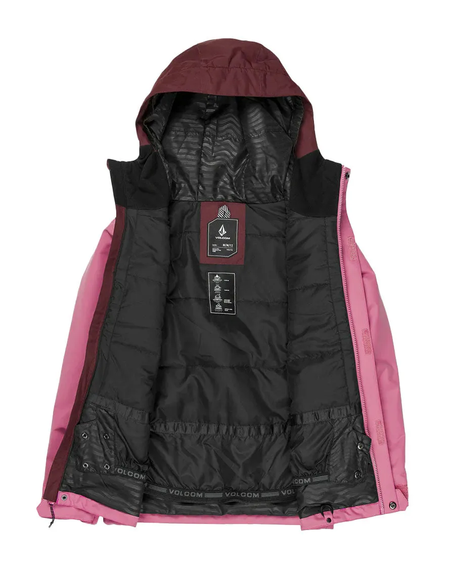 Volcom Kids' Stone.91 Ins Jacket Blurred Violet Smp 2025