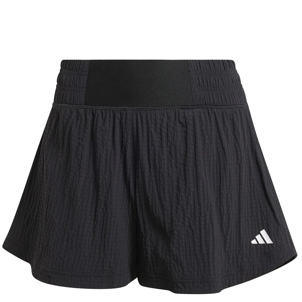 Womens Aero.RDY Seersucker Tennis Shorts Black