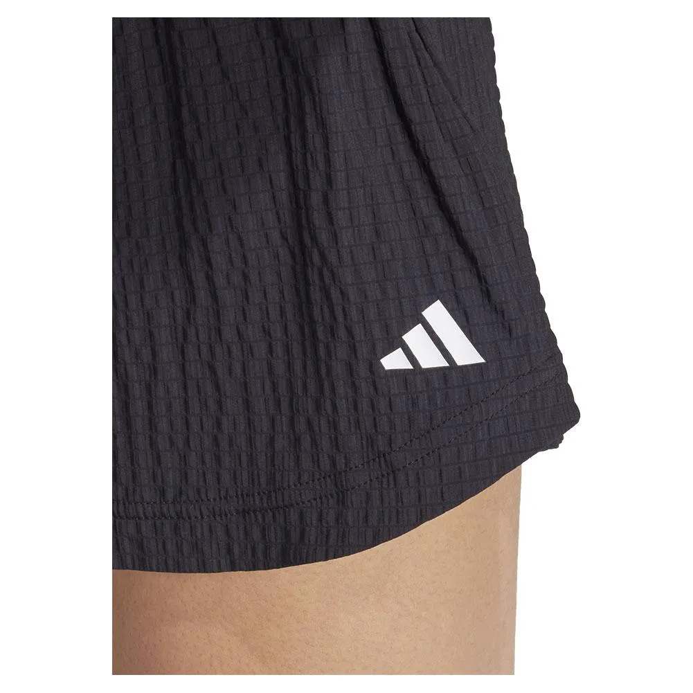 Womens Aero.RDY Seersucker Tennis Shorts Black