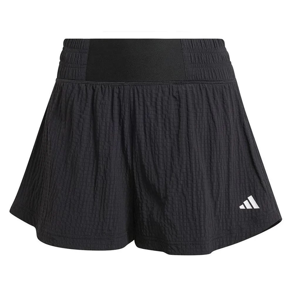 Womens Aero.RDY Seersucker Tennis Shorts Black