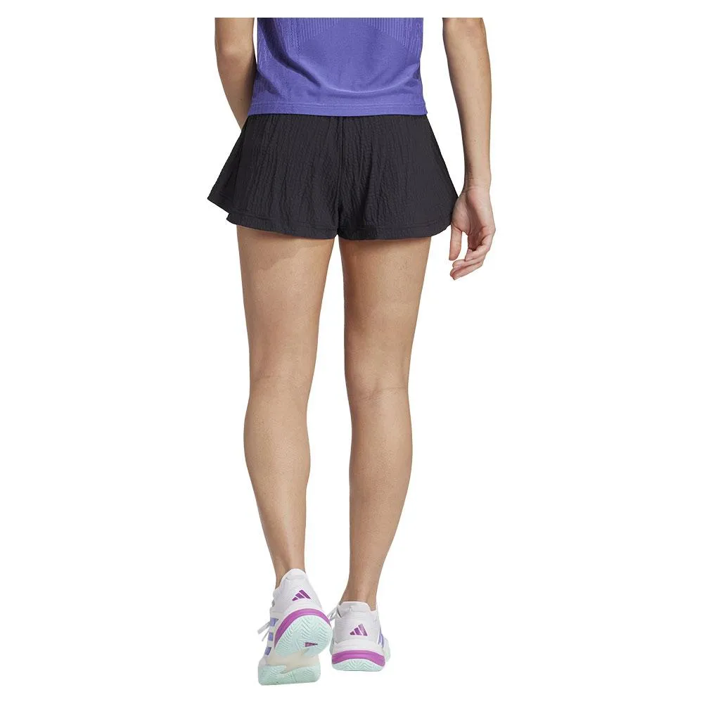 Womens Aero.RDY Seersucker Tennis Shorts Black