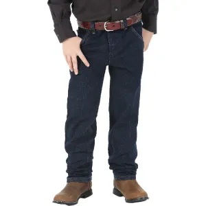 Wrangler Boy's Silver Edition High Rise Dark Cowboy Jeans