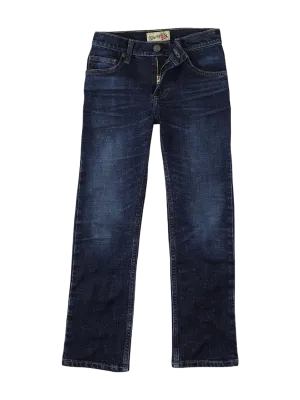 Wrangler Youth Boy's Blueberry Gardens 20x No. 44 Slim Fit Straight Leg Jean